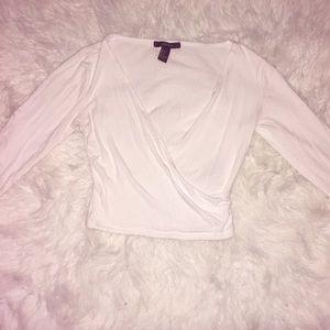 Long sleeve, white shirt